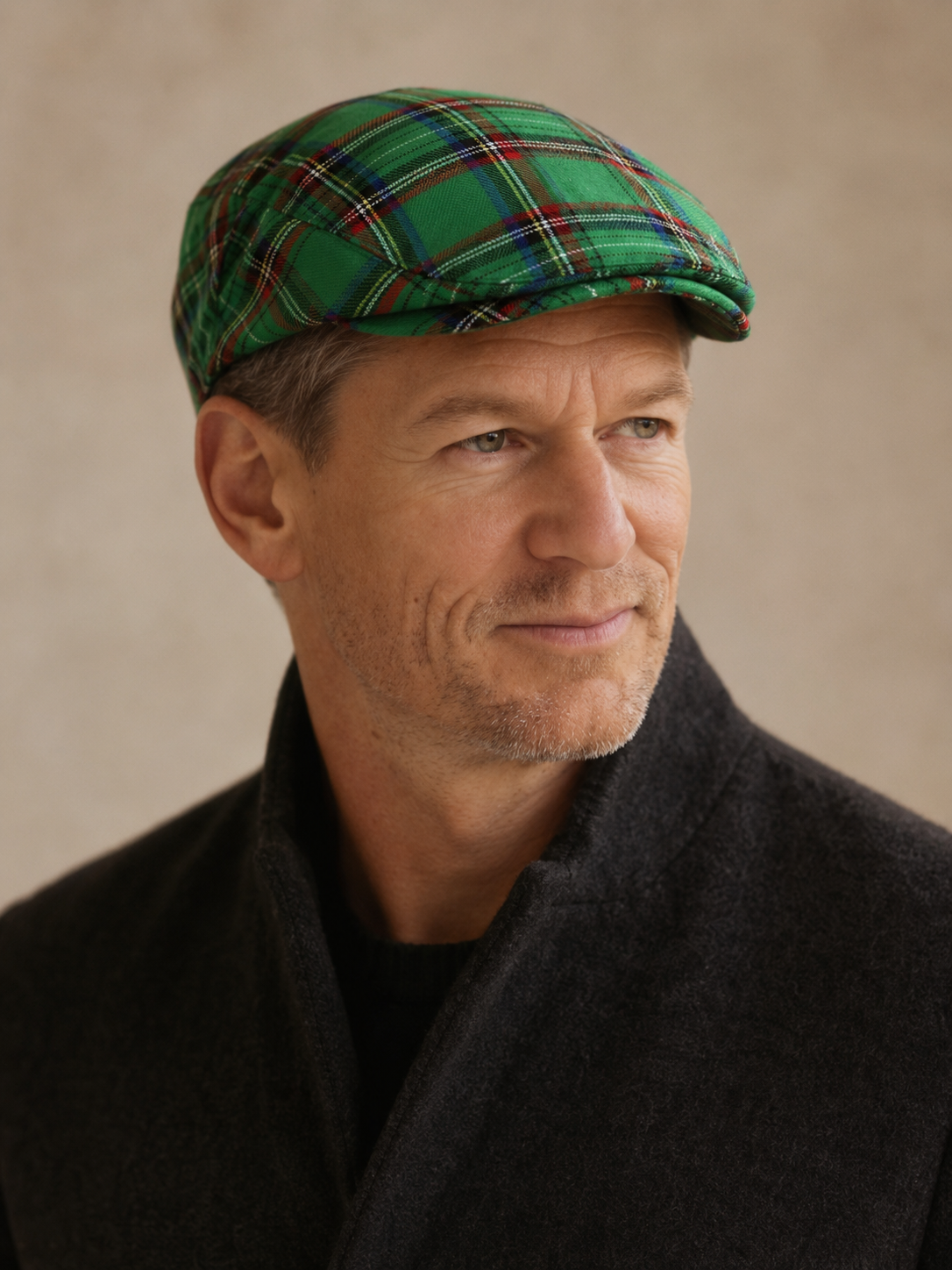 Tartan Flat Cap
